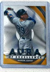 Aaron Judge [Gold] Baseball Cards 2022 Topps Finest Aura of Excellence Prices
