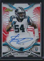 Shaq Thompson [Autograph Red Refractor] Football Cards 2015 Topps Finest Prices