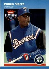 Ruben Sierra #231 Baseball Cards 2002 Fleer Platinum Prices