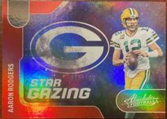 Aaron Rodgers [Spectrum Red] #SG-7 Football Cards 2022 Panini Absolute Star Gazing Prices
