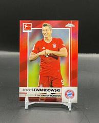 Robert Lewandowski [Red Refractor] Soccer Cards 2020 Topps Chrome Bundesliga Prices