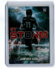 Jaxon Smith Njigba [Spectrum Red] #BST-9 Football Cards 2023 Panini Absolute By Storm Prices