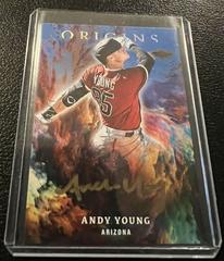 Andy Young [Gold Gold Ink] #OS-AY Baseball Cards 2021 Panini Chronicles Origins Signatures Prices