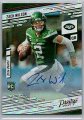 Zach Wilson [Signature] Football Cards 2021 Panini Chronicles Prestige Rookies Update Prices