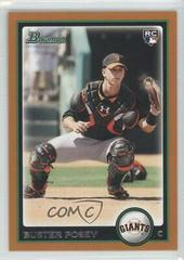 Buster Posey [Orange] #208 Baseball Cards 2010 Bowman Prices