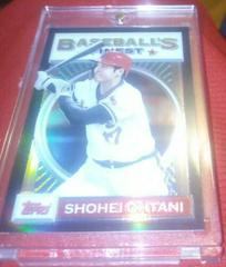 Shohei Ohtani [Black Refractor] #13 Baseball Cards 2020 Topps Finest Flashbacks Prices
