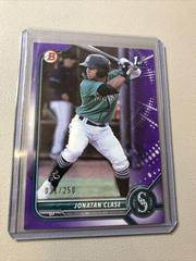 Jonatan Clase [Purple] #BP-118 Baseball Cards 2022 Bowman Paper Prospects Prices