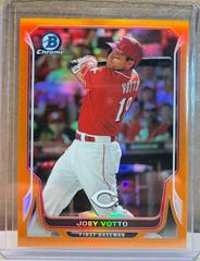 Joey Votto [Orange Refractor] Baseball Cards 2014 Bowman Chrome Prices