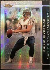 Philip Rivers [Black Refractor] #7 Football Cards 2007 Topps Finest Prices