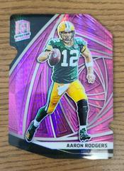 Aaron Rodgers [Neon Pink Die-Cut] #82 Football Cards 2019 Panini Spectra Prices