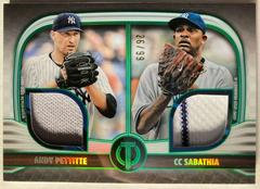 Andy Pettitte [Green] #DR-AP Baseball Cards 2022 Topps Tribute Dual Relics Prices