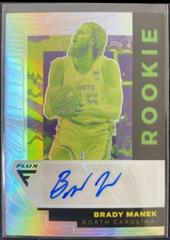 Brady Manek #FA-BRA Basketball Cards 2022 Panini Chronicles Draft Picks Flux Rookie Autographs Prices