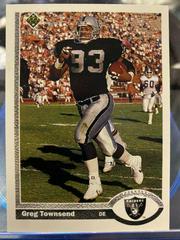 Greg Townsend Football Cards 1991 Upper Deck Prices