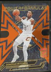Donovan Mitchell [Orange Die Cut] #9 Basketball Cards 2022 Panini Donruss Elite Power Formulas Prices