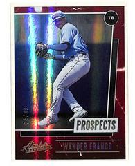 Wander Franco [Red] #P-1 Baseball Cards 2021 Panini Absolute Prospects Prices