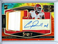 Cornell Powell [Tie Dye] Football Cards 2021 Panini Select Prime Selections Signatures Prices