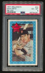 Dick Dietz [RBI 200] #42 Baseball Cards 1971 Kellogg's Prices