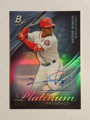 Victor Robles [Autograph] Baseball Cards 2019 Bowman Platinum Presence Prices