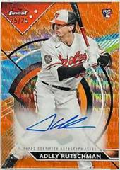 Adley Rutschman [Orange Wave] #FA-AR Baseball Cards 2023 Topps Finest Autographs Prices