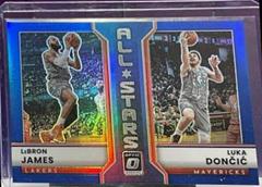 LeBron James, Luka Doncic [Blue] Basketball Cards 2022 Panini Donruss Optic All Stars Prices
