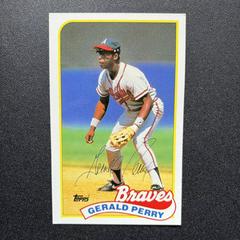 Gerald Perry #150 Baseball Cards 1989 Topps Ljn Baseball Talk Prices
