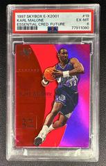 Karl Malone [Essential Credentials Future] Basketball Cards 1997 Skybox E-X2001 Prices