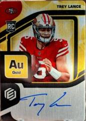 Trey Lance [Signature Gold] Football Cards 2021 Panini Elements Prices
