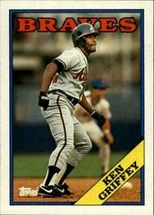 Ken Griffey #443 Baseball Cards 1988 Topps Prices