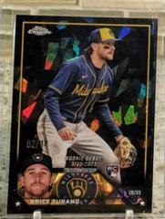 Brice Turang [Black] #USCS101 Baseball Cards 2023 Topps Chrome Update Sapphire Prices