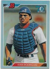 Ivan Rodriguez #92B-IR Baseball Cards 2017 Bowman 1992 Chrome Prices