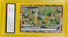 Aaron Rodgers [Pink] Football Cards 2021 Panini Donruss Elite Field Vision Prices