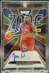 Zion Williamson [Asia] Basketball Cards 2021 Panini Spectra In The Zone Autographs Prices
