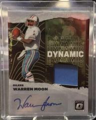 Warren Moon Football Cards 2021 Panini Donruss Optic Dynamic Patch Autographs Prices
