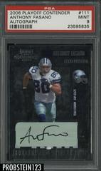 Anthony Fasano [Championship Ticket Autograph] #111 Football Cards 2006 Playoff Contenders Prices