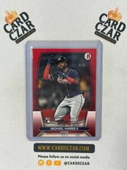 Michael Harris II [Red] #76 Baseball Cards 2023 Bowman Prices