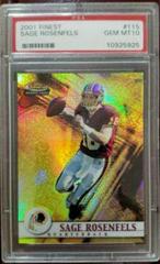 Sage Rosenfels Football Cards 2001 Topps Finest Prices