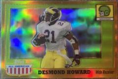 Desmond Howard [Gold Chrome Refractor] #78 Football Cards 2005 Topps All American Prices