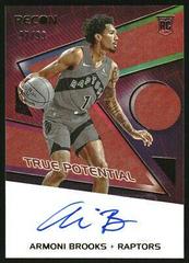Armoni Brooks [Red] Basketball Cards 2021 Panini Recon True Potential Signatures Prices