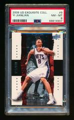 YI Jianlian Basketball Cards 2009 UD Exquisite Collection Prices