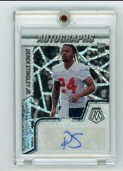 Derek Stingley Jr. [White] #RAM-DSJ Football Cards 2022 Panini Mosaic Rookie Autographs Prices