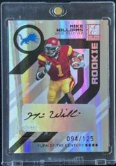 Mike Williams [Turn of the Century Autograph] #175 Football Cards 2005 Panini Donruss Elite Prices