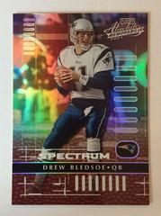 Drew Bledsoe [Spectrum] #52 Football Cards 2001 Playoff Absolute Memorabilia Prices