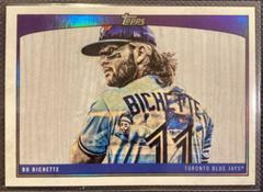 Bo Bichette [Purple Rainbow Foil] Baseball Cards 2022 Topps X Lauren Taylor Prices