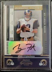 Ryan Fitzpatrick [Autograph] Football Cards 2005 Playoff Contenders Prices