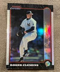 Roger Clemens [Refractor] #278 Baseball Cards 1999 Bowman Chrome Gold Prices