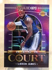 LeBron James [Holo] #15 Basketball Cards 2021 Panini Hoops High Court Prices