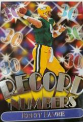 Brett Favre Football Cards 1999 Topps Record Numbers Prices