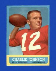 Charlie Johnson #146 Football Cards 1963 Topps Prices