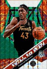 Pascal Siakam [Green Mosaic] Basketball Cards 2019 Panini Mosaic Will to Win Prices