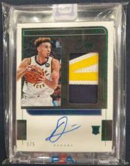 Chris Duarte Basketball Cards 2021 Panini One and One Rookie Jersey Autographs Prices